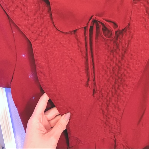 ASOS Perfect Red Christmas Dress M - Picture 5 of 5